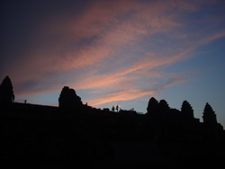 angkor wat sun set.