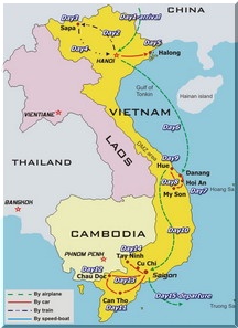 map vietnam magical